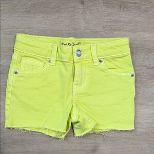 Bright Yellow kid's Denim Shorts